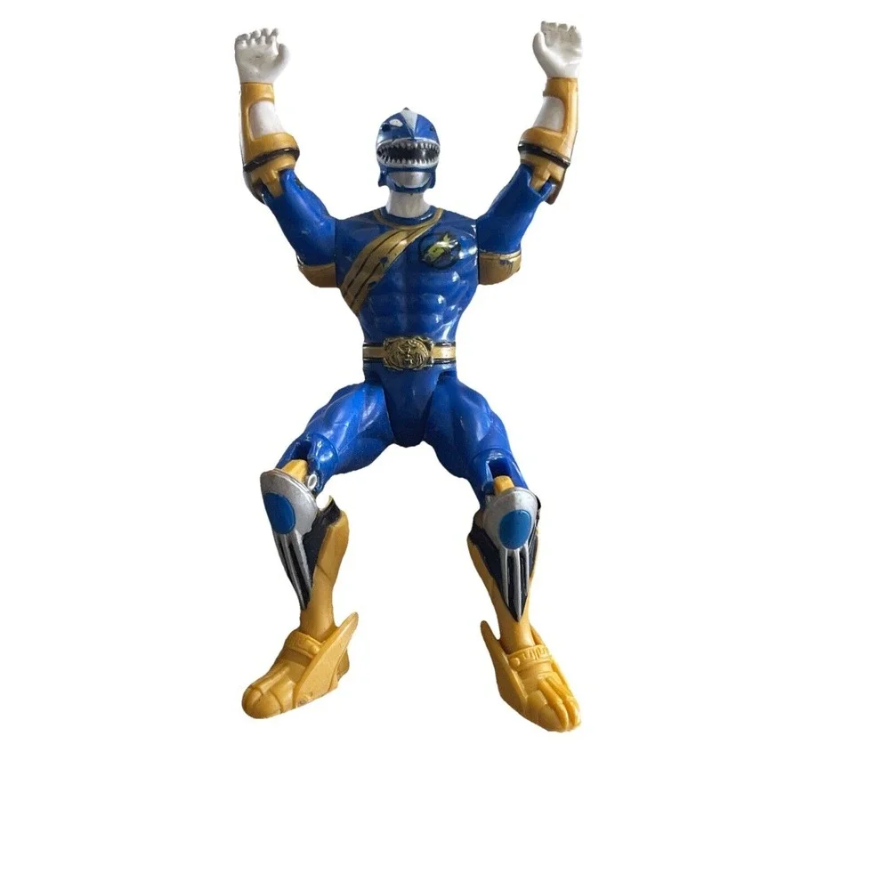 VTG 2001 Power Rangers Wild‎ Force _ Blue Savage Cycle Ranger * Figure Only *
